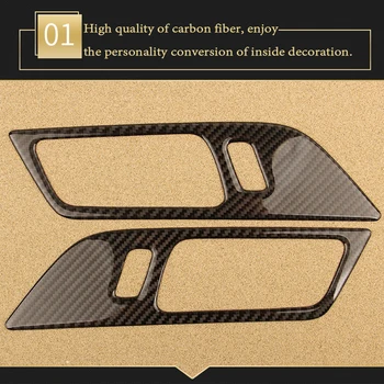 Auto 3D Car-styling Klistermærker Til Hyundai Tucson 2016 2017 Interior Carbon Fiber Døren Lift Trim Panel Dækker Tilbehør