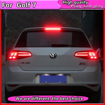 Bil Styling til VW Golf 7 baglygter 2013-Golf7 MK7 LED Dynamic blinklyset Hale Lys GTI R20 baglygte