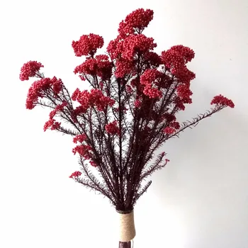 Naturligt Konserveret Ris Blomst, Helichrysum, Mini Virkelige Buket Blomster,Bryllup Indretning, Centerpieces,Blomster Arrangement 22