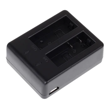 MINI USB / MICRO USB dual SJ4000 Batteri Oplader til SJCAM SJ 4000 5000 wifi/luft/SJ5000/SJ7000/M10/SJ9000 elite batterier