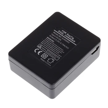MINI USB / MICRO USB dual SJ4000 Batteri Oplader til SJCAM SJ 4000 5000 wifi/luft/SJ5000/SJ7000/M10/SJ9000 elite batterier