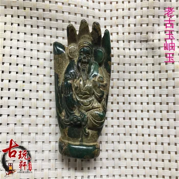 Xiuyu, Han-Dynastiet Ming-og Qing-Dynastierne, jade, jade, gamle jade vedhæng, Buddha hånd, Gud for rigdom
