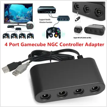 MAYFLASH 4 Porte GameCube-Controller til USB Adapter Omformer Til Nintendo Wii U, PC NGC Super Smash Brothers