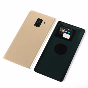 For Samsung Galaxy A8+ A8 plus 2018 A730 A730F A730DS Boliger Glas Batteri bagcover+Lim+Hjem-Knappen Fingeraftryk