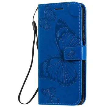 Nova5T Beskyttende Sag 3D Butterfly Flip Cover til Huawei Nova 5T Tilfælde Nova T5 Nova 5 T Telefon Dække Wallet-Kort Slot, Stødsikkert