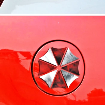 Volkrays Bil Mærkat Tilbehør Umbrella Corporation Brændstof Tank Cap Reflekterende Decal for Peugeot, Renault, BMW E90 Smart Kia Mazda