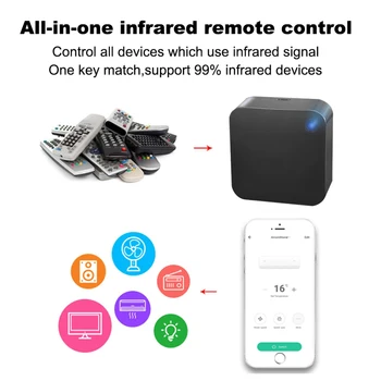 Smart Wireless WiFi-IR Fjernbetjening Tuya/Intelligent Liv APP WiFi Infrarød Fjernbetjening Air Condition TV Alexa Smart Home