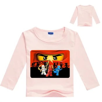 3-12Years 2019 Drenge T-Shirt Legoes T-shirt Baby Ninjago Dreng Tshirt L Ærmer Børn Sommer Tøj Toddler Dreng Shirts