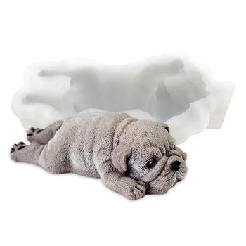 Sød Hund Form Silikone Formen Is/Mousse/Kage 3D Shar Pei Mould 1pc Fondant Værktøjer, Køkken og Bage Tilbehør