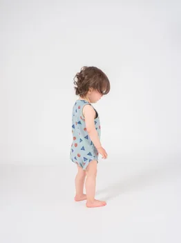 Baby Rompers 2019 Sommeren StRafina Drenge Piger Rompers Spædbarn Småbørn Buksedragt Børn One-piece Suit Overordnede Børn Tøj
