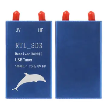 RTL2832U+R820T2 100KHz-1,7 GHz UHF, VHF, HF RTL.SDR USB-Tuner Receiver AM FM-Radio