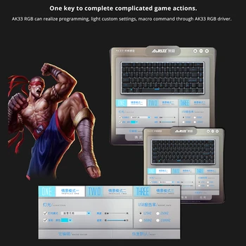 USB-Kablet Tastatur Mekanisk Gaming-Tastaturer 82 nøgler RGB Blanding Baggrundsbelyst engelske Tastaturer Blå/Rød Skifte Bærbar Tastatur