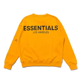 Essentials Sweatshirts Mænd Kvinder 3M Reflekterende Overdimensionerede Bomuld Parrets Tøj Terry Sweatshirt