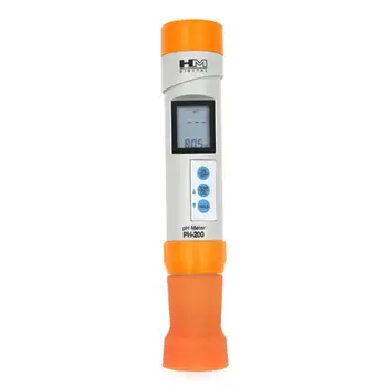 HM PH-200 Digitalt LCD-Display Vandtæt Temperatur PH-Meter PH-Detektor Hydroponiske Bærbare PPM Vand Kvalitet Detektor