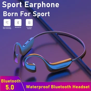Tongdaytech Bluetooth-5.0 Øretelefon Sports Hovedtelefon Fone De Ouvido Vandtætte Øretelefoner Udendørs Headset Til Løb Cykling
