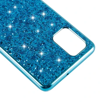 For Samsung Galaxy A51 Tilfælde Mode Bling Diamond Glitter Back Cover Til Samsung En 51-A71 Anti-fald Blød Silikone Ramme Sager