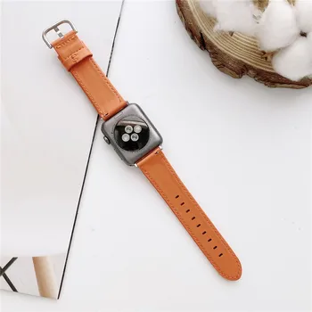 For Apple-Ur Band 44mm 40mm 42mm 38 Læder-Luksus-Rem Designer Watchbands for iWatch Serie 6 5 4 3 SE Ure Tilbehør