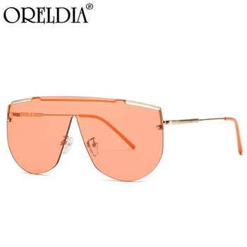 Mode Uindfattede i Ét Stykke Solbriller Mænd er Kvinder er Europæiske Og Amerikanske Stil Briller 2020 Seneste Damer Solbriller Hot UV400