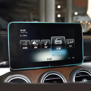 For Mercedes-Benz GLC X253 C253-2020 Bil Navigation GPS Skærm Beskyttende Glas Hærdet Film Mærkat Tilbehør