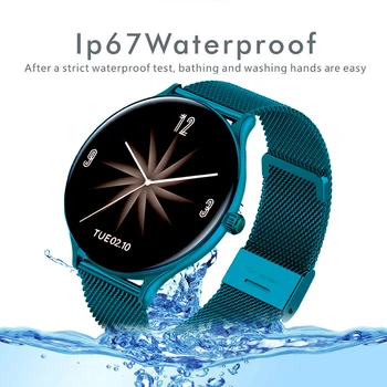 LIGE Nye Damer Smart ur med puls, blodtryk IP67 vandtæt sport watch Fitness tracker Til Ios Android-smartwatch