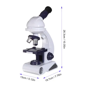 Mikroskop Kit Science Lab LED Biologiske Mikroskop, Lup Hjem Skole Pædagogisk Legetøj for Børn Optiske Instrumenter 80x-450x