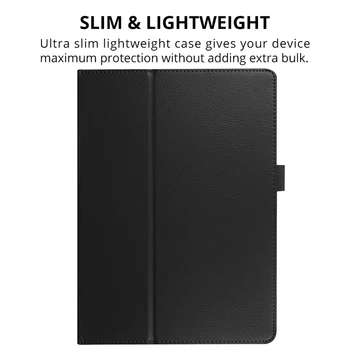 Sagen for Huawei MediaPad M3 Lite 10.1 BAH-W09 BAH-AL00 Ultra Slim Flip Stå PU Læder Cover til Huawei M3 Lite 10 Tablet Funda