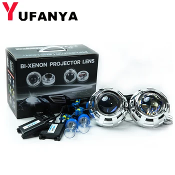 3 Tommer H4Q5 Bil Styling Bi-Xenon projektorens Linse Med Xenon Kit Til D2h Xenon Pære Hid Retrofit-gratis fragt