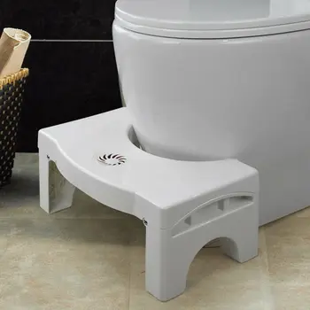 Helt Nyt Badeværelse Plast Hug Afføring Toilet Afføring Multi Folde Badeværelse Potte, Toilet Squat Korrekt Kropsholdning Sundhedsydelser