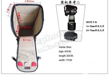 DSLR-Kamera Taske Teleobjektiv Pose Tilfælde Multifunktions-Boks for Tamron & Sigma 150-Nikon 600mm 200-500mm 300mm Canon 400 mm F5.6