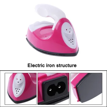 MEXI Bærbare Mini-Elektriske Strygejern DIY Håndværk Hot Pink Mini Nye Elektriske Strygejern