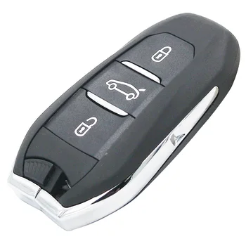 Keyless-Go 3 Knapper DS Smart Fjernbetjening nøgle 433MHz 7953 Chip for Peugeot 208 308 Og 508 Citroen C4 med Akut Nøglen HU83