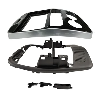 1DIn 2Din Bil DVD-Frame Plug Lyd Montering Adapter Dash Trim Kits Facia Panel 10.1 tommer For Renault Clio Manuel 2016-18 Radio