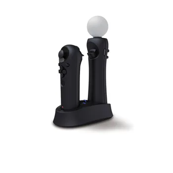 LED-Indikator Joysticket Dual Charger Dock Stand Controller Oplader til PS VR Flytte PS 4 PS 3 PS4 Move bevægelses-PSVR Gamepad