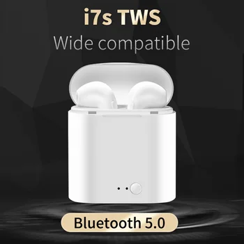 I7s TWS Trådløse Hovedtelefoner til en Bluetooth-5.0 Øretelefoner Sport Gaming Headset Øretelefoner Med Mikrofon Til For smart Phone Android iOS PK i9s