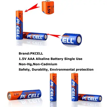 12PC PKCELL LR03 1,5 V Alkaline Batteri AAA E92 AM4 MN2400 MX2400 1,5 Volt 3A Batteria Tør Batteri til Elektronisk termometer
