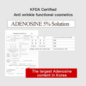 REAL Korea hydrolyseret kollagen peptider til ansigt Peptid Tråd Neck Cream anti rynke anti aging hud kridtning 5% af adenosin