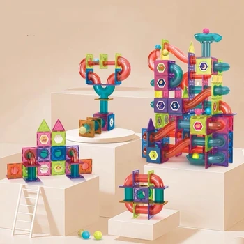 Magnetisk Fliser, Rør Magnetisk Blokke til Småbørn, 3D-Magneter Legetøj, DAMP Toy Børn Magnetiske Brikker Bygning Gave til Børn