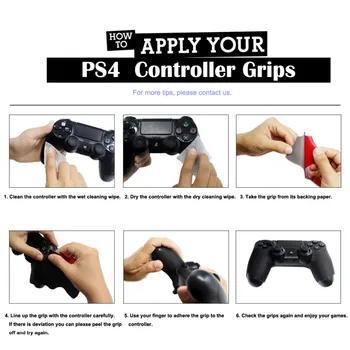 ChengChengDianWan 5sets 20sets for PS4 Controller Grip Joysticket Blæksprutte Hånd Greb til PS4 SquidGrip Mærkat