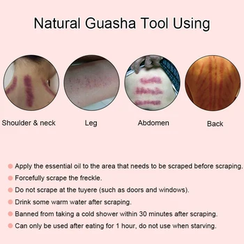 Rosakvarts Jade Guasha yrelsen Natursten Skraber Værktøjer Til Ansigt, Nakke Krop Pres Terapi