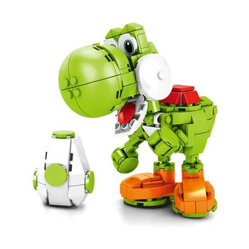 Super Marioed Bee Luigis Dinosaur Byggesten Kit Mursten Klassiske Spil Karakter Model Film-Børn-Legetøj Til Børn Gave