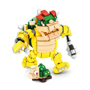 Super Marioed Bee Luigis Dinosaur Byggesten Kit Mursten Klassiske Spil Karakter Model Film-Børn-Legetøj Til Børn Gave