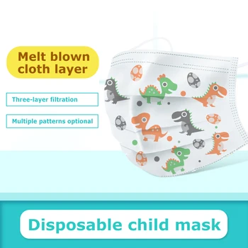 50stk Children ' s Medical Maske engangsposen, ansigtsmasker Anti-bakteriel Støvtæt Mund Maske til Børn Sundhed Maske