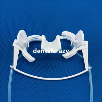 Dental retraktoren med sub spyt Intraorale Lip Cheek Retraktoren Munden Åbner Kinden Udvide Tandpleje Mundtlig Tør Felt
