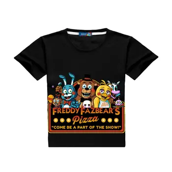 Sommer Fashion tegnefilm børnetøj FNaF kortærmet T-shirt Til drenge Fem Nat På Freddy baby piger børn toppe tshirt
