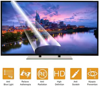 For LG 43UH650T 43 tommer LED 4K TV Skærm Protektor -Blå Lys Filter til Beskyttelse af Øjne Blå Lys Blokering af film