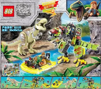 2020 Nye Jurassic Dinosaur World Film serie T. rex vs Dino-Mech Kamp byggesten Mursten Legetøj Julegave 75938