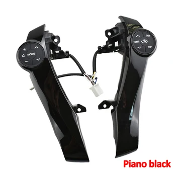 Sølv/ Piano black rattet knapper til Prius / Prius C / Aqua Car-styling knapper