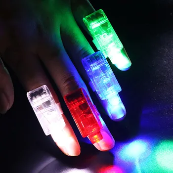 100 Stk/Sæt LED Finger Lys til Fødselsdag Party Festival Leverer Ferie Lys Op Legetøj M09