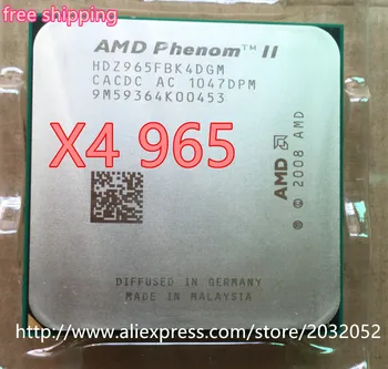 AMD Phenom II X4 965 Processor(3.4 GHz, 6 MB L3 Cache, Socket AM3 Quad-Core spredte stykker cpu x4 965 kan arbejde