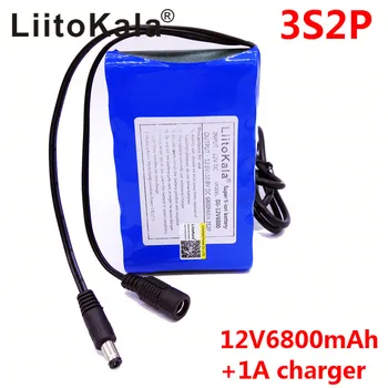 HK LiitoKala Høj Kvalitet DC 12V 6800mAh 18650 Li-ion Genopladeligt Batteri Opladning Power Bank Til GPS Bil Kamera